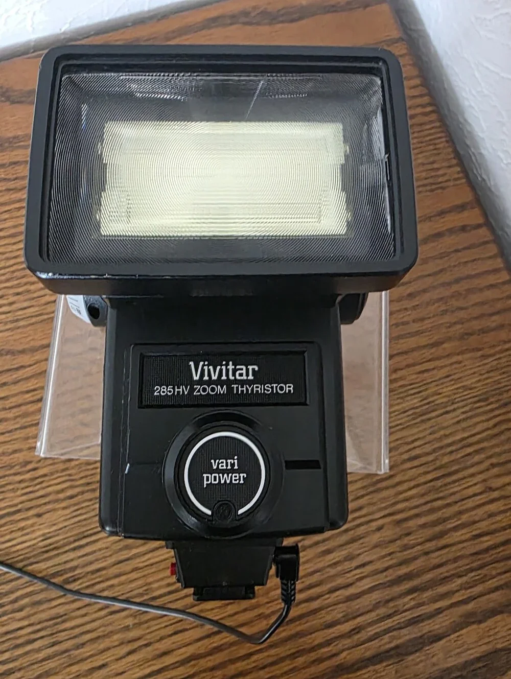 Vivitar 285HV Zoom Thyristor Shoe Mount Flash w/ Opteka Diffuser
